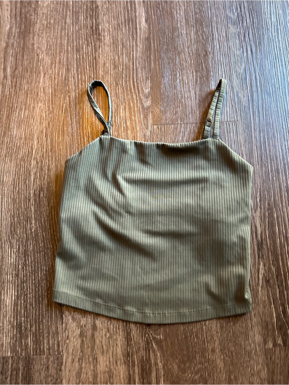 Girlfriend collective - Olive Ribbed Cami Top - Women